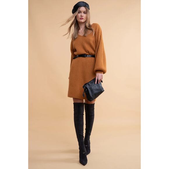 NWOT Rachel Parcell Oversized Sweater Dress S - Picture 4 of 12